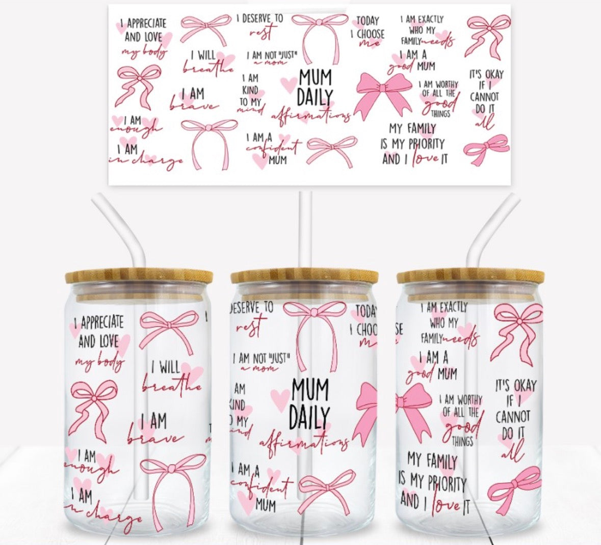 Mum Daily Glass Can