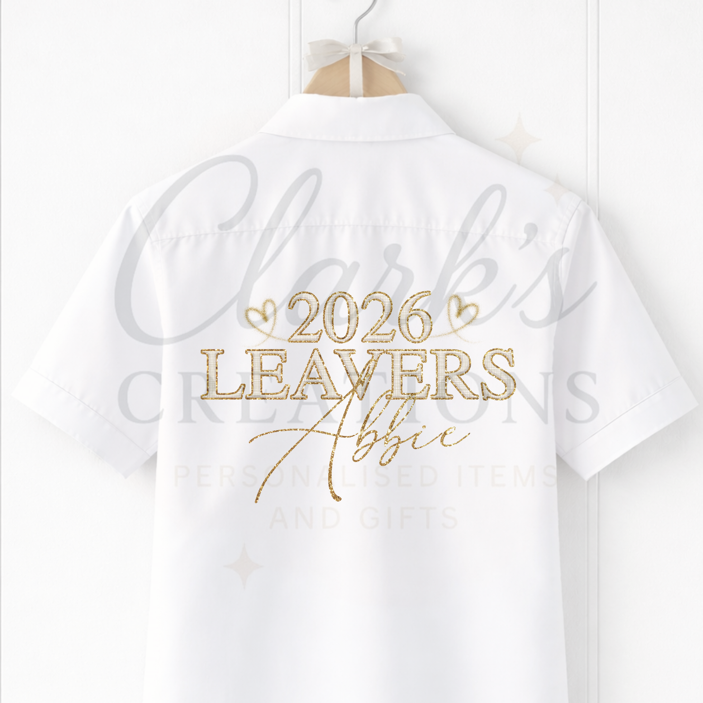 Tweed Glitter effect Leavers Shirt