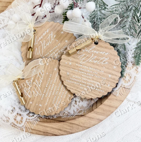 Believers Whistle Christmas Keepsake