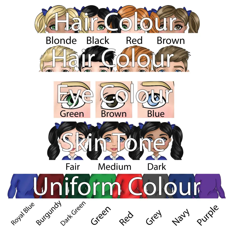 Personalised School Uniform Mini Backpack