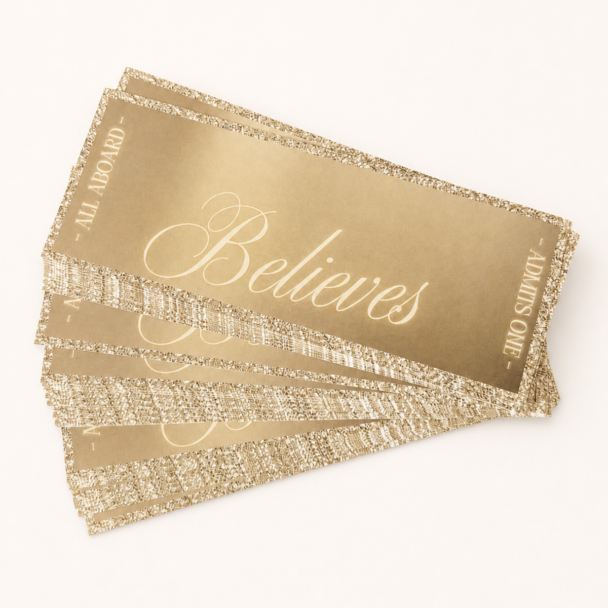 Golden North Pole Express Believes ticket — supplier image